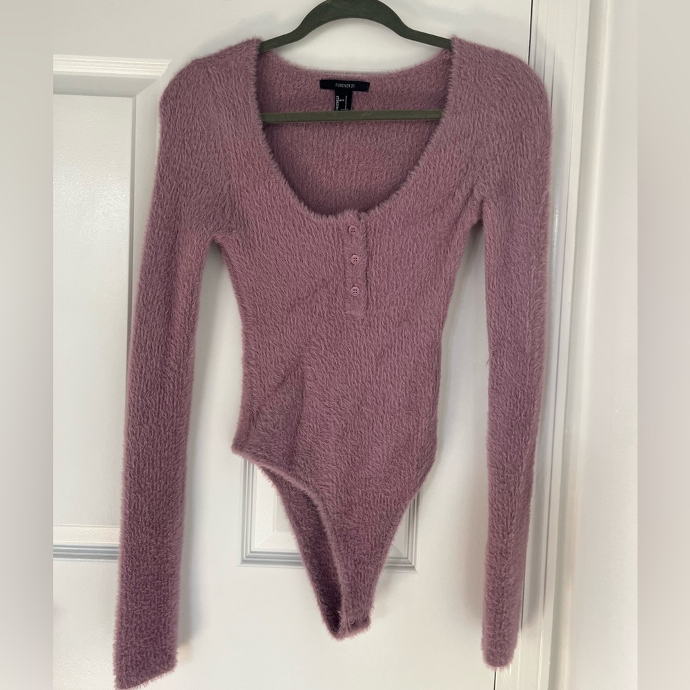 Furry Forever 21 Bodysuit